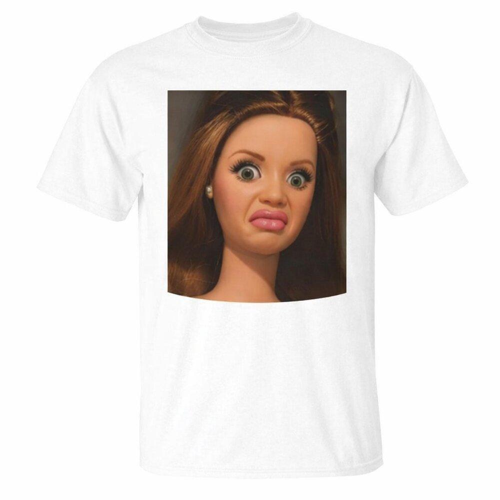 Doll Face Disgusted Barbie Meme Unisex T-Shirt 73